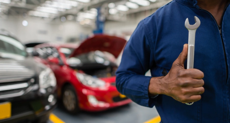 Car Accidents 2 car repair guy in the garage