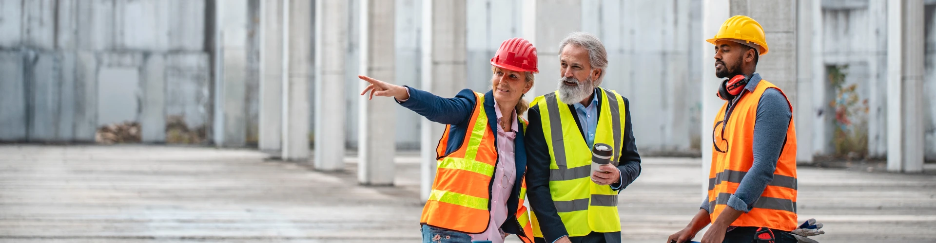 construction personnel doing inspection